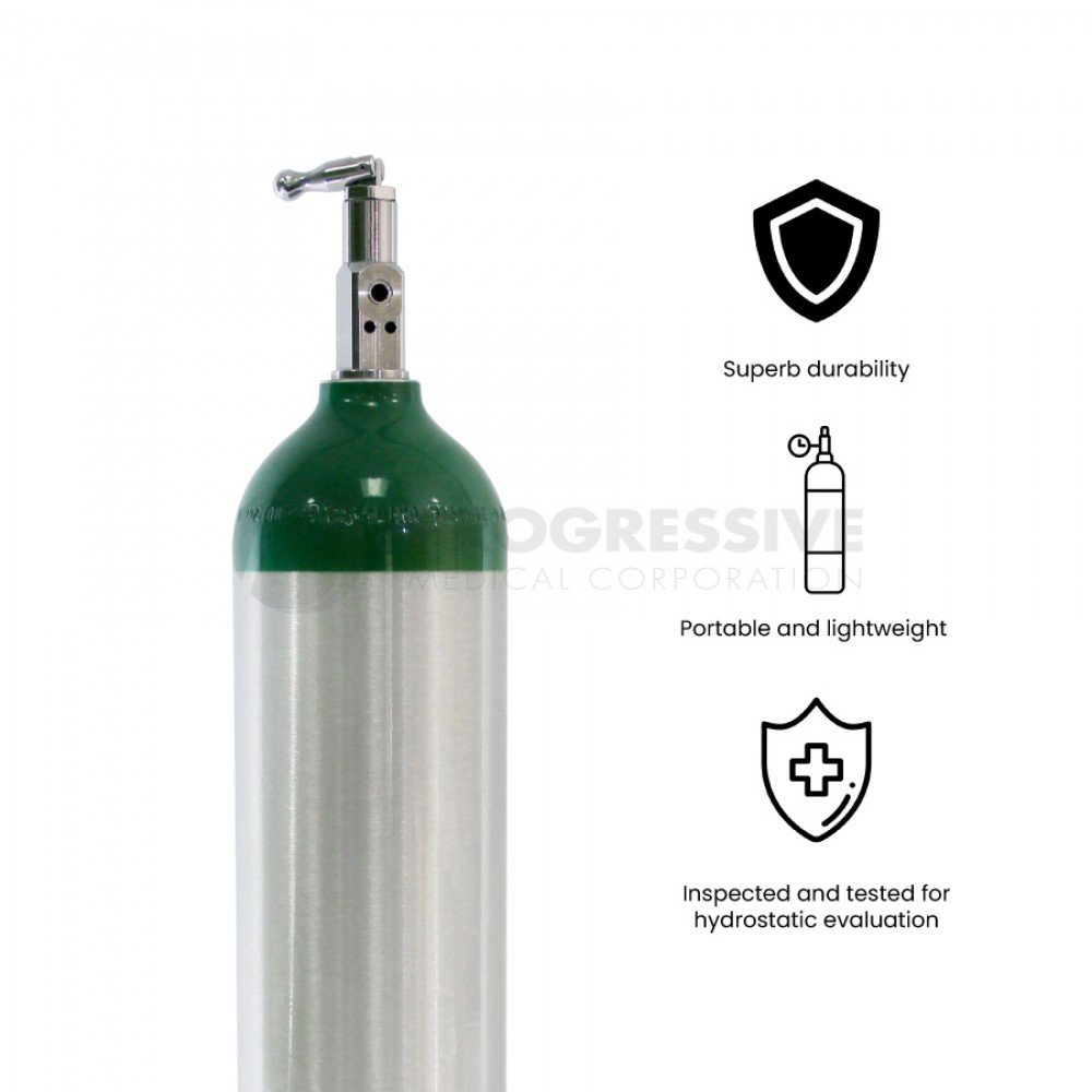 Aluminum Oxygen Cylinder Tank, M15 (with content)