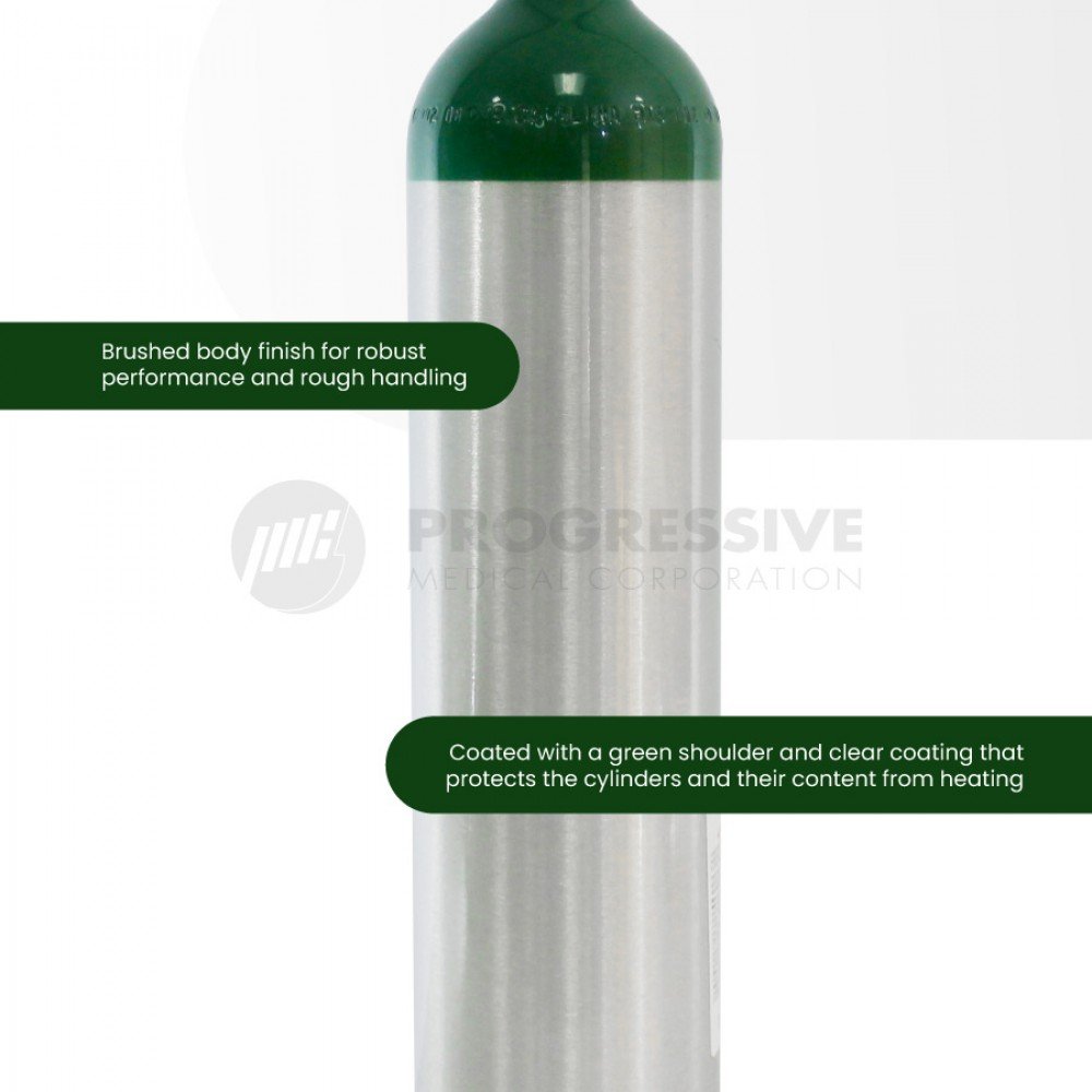 Aluminum Oxygen Cylinder Tank, M15 (with content)