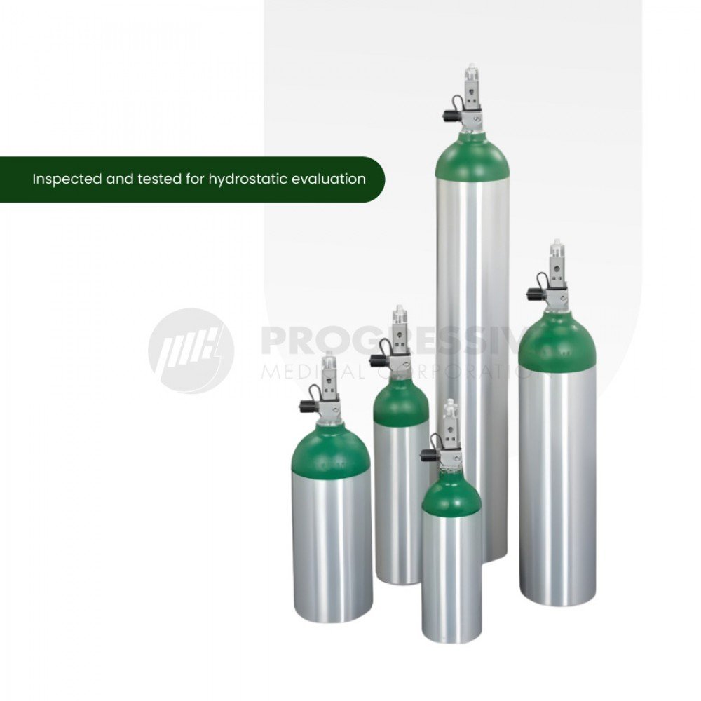 Aluminum Oxygen Cylinder Tank, M15 (with content)