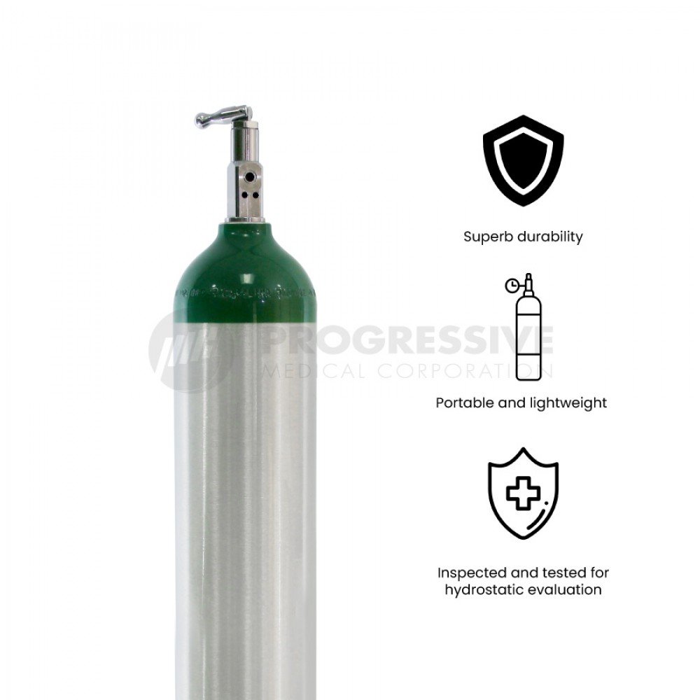 Aluminum Oxygen Cylinder Tank, M24 (with content)