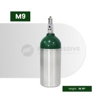 Aluminum Oxygen Cylinder Tank, M9 (with content)
