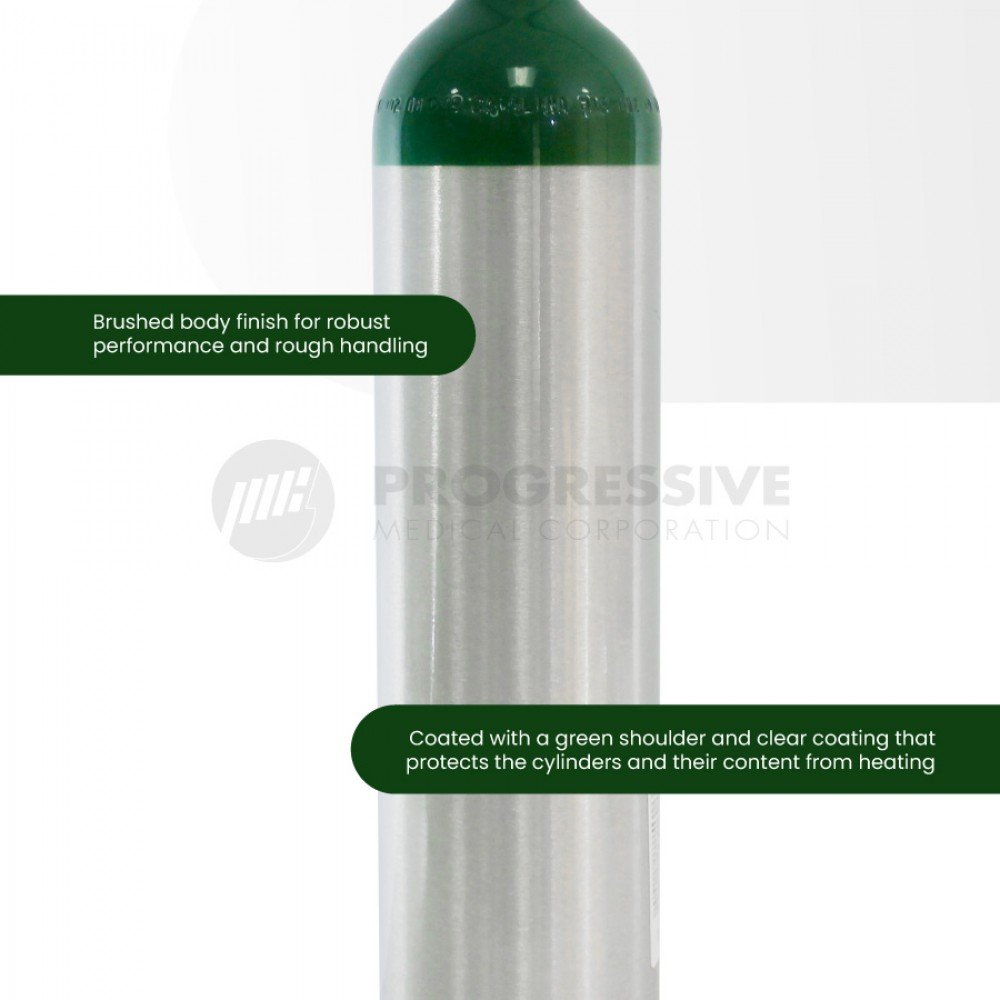 Aluminum Oxygen Cylinder Tank, M9 (with content)