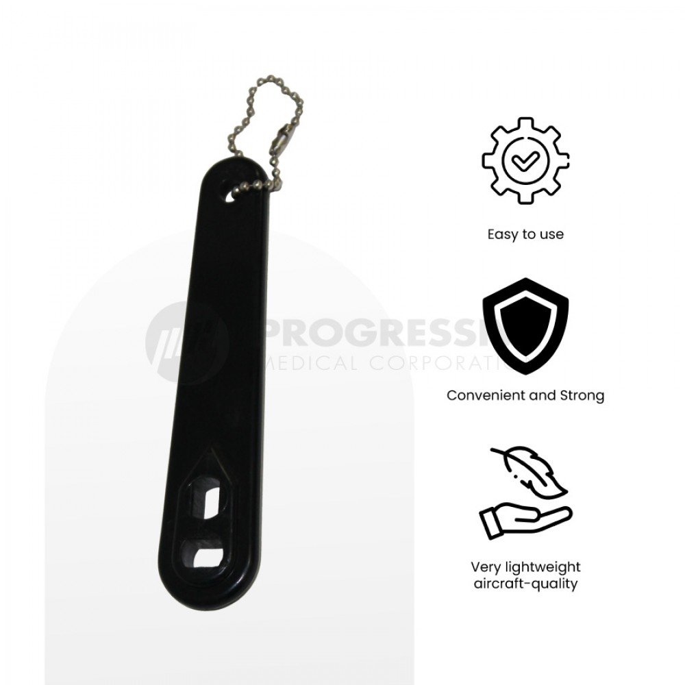 Aluminum Oxygen Cylinder Wrench with Chain Aluminum Oxygen Cylinder Wrench with Chain