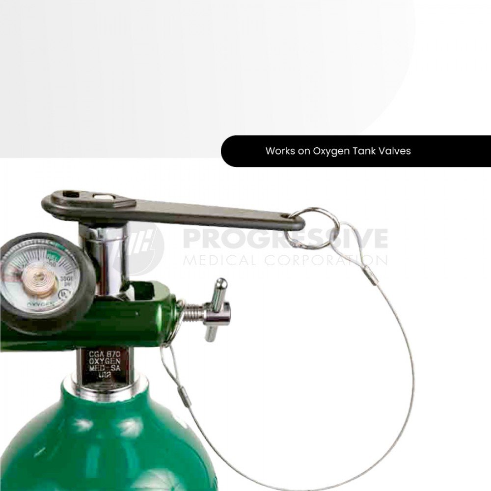 Aluminum Oxygen Cylinder Wrench with Chain Aluminum Oxygen Cylinder Wrench with Chain