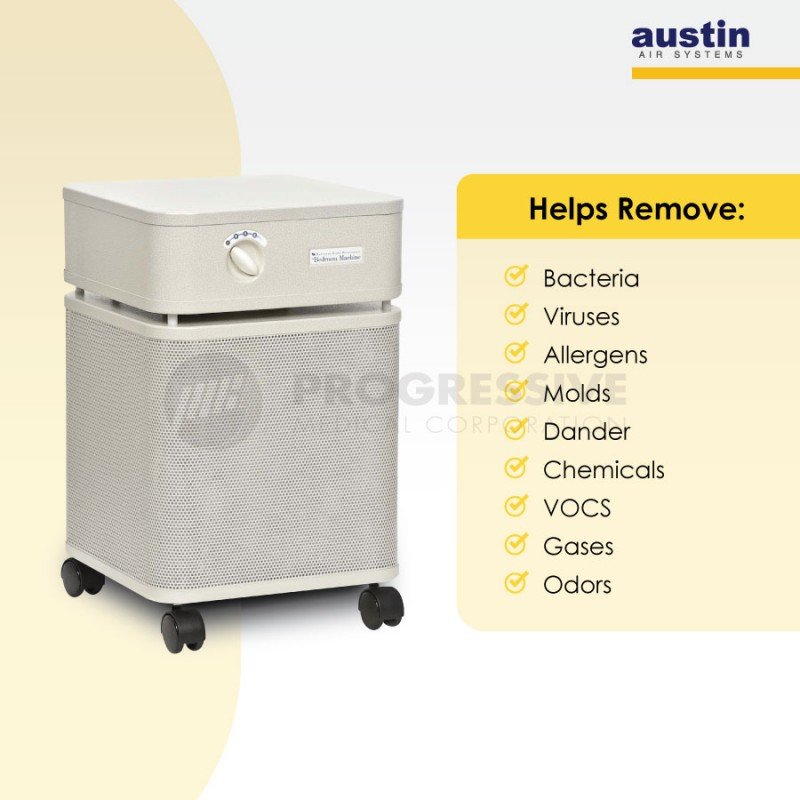 Austin Air Purifier Bedroom 402 Sandstone