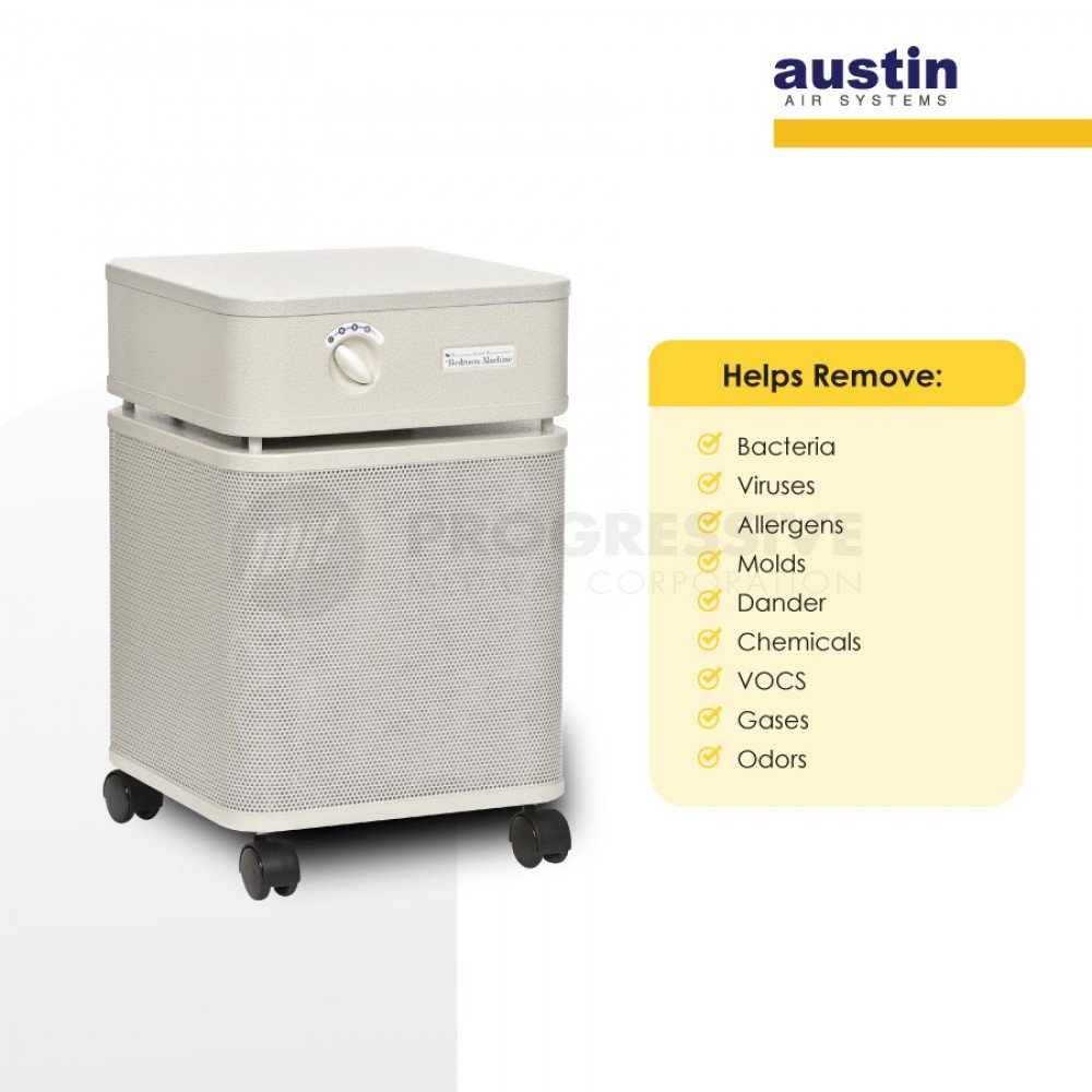 Austin Air Purifier Bedroom 402 Sandstone