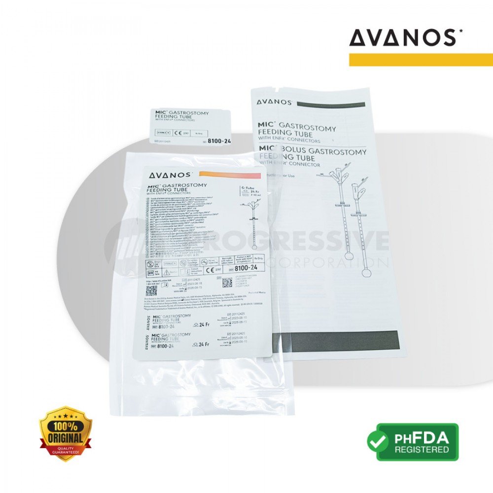 Avanos Gastrostomy Feeding Tube ENFit-ready Fr-24  