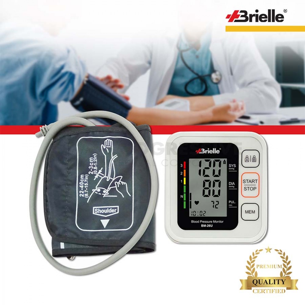 Brielle Automatic Arm-Type Blood Pressure Monitor BM-26U