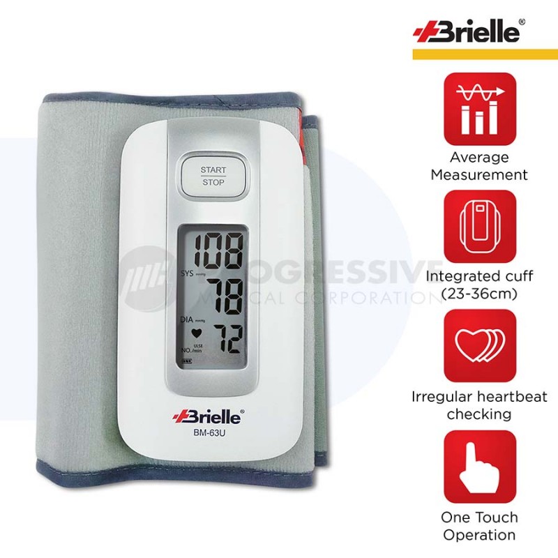 Brielle Automatic Arm-Type Blood Pressure Monitor BM-63U