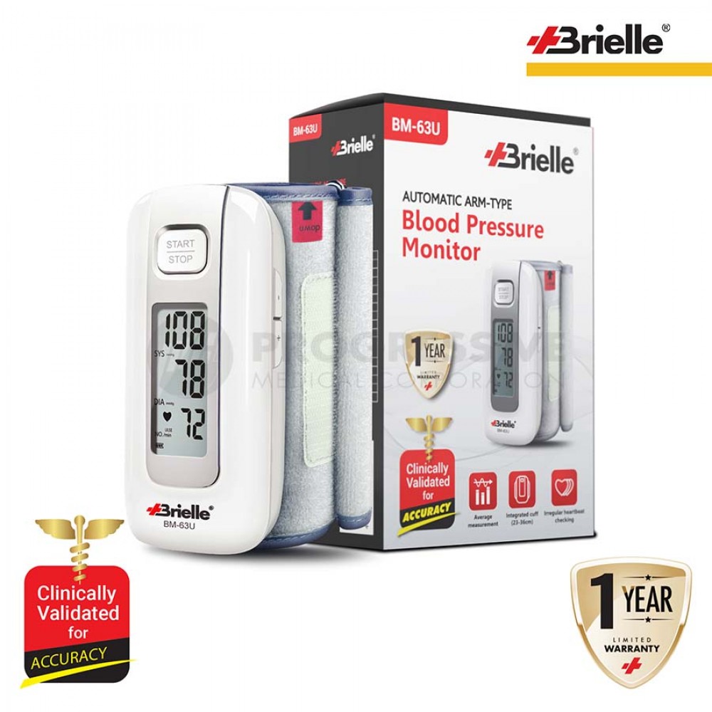 Brielle Automatic Arm-Type Blood Pressure Monitor BM-63U