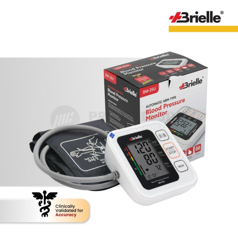 Brielle Automatic Arm-Type Blood Pressure Monitor BM-26U