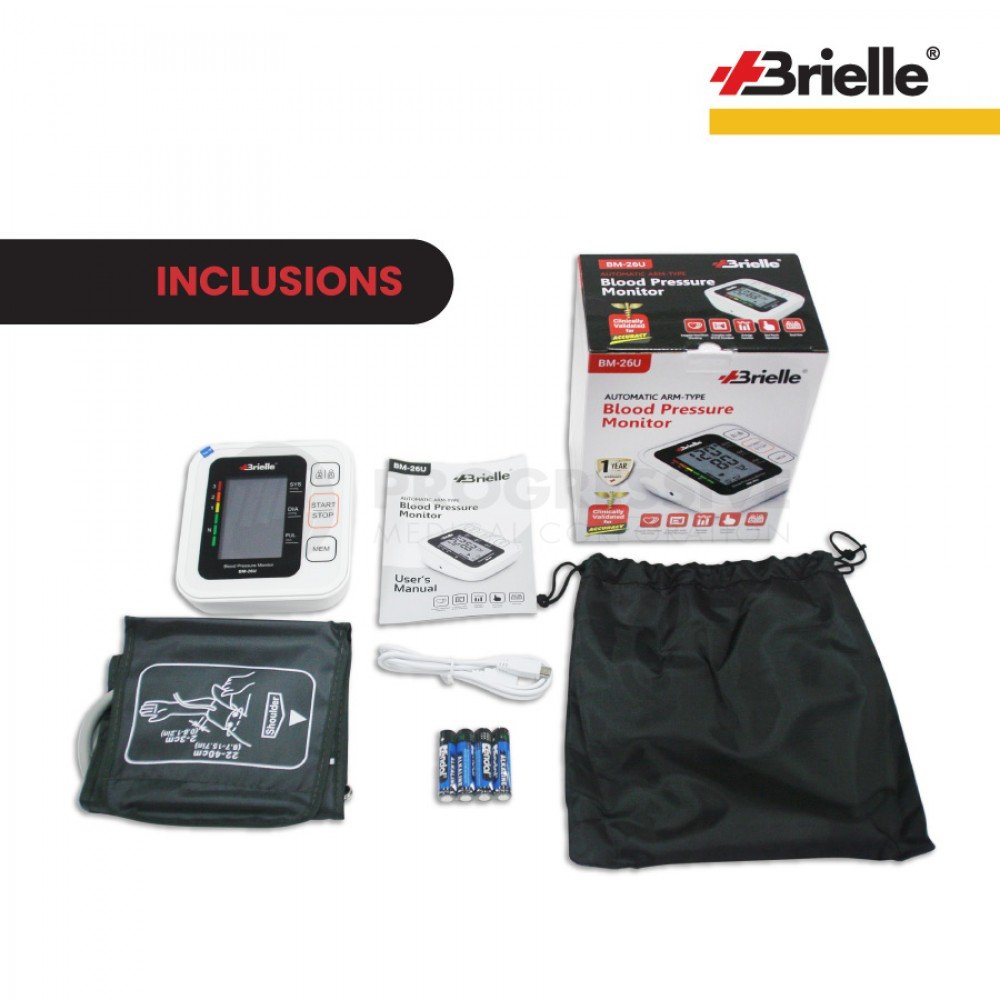 Brielle Automatic Arm-Type Blood Pressure Monitor BM-26U
