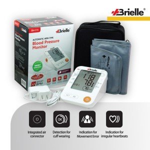 Brielle Automatic Arm-Type Blood Pressure Monitor with Adaptor (BM-270)