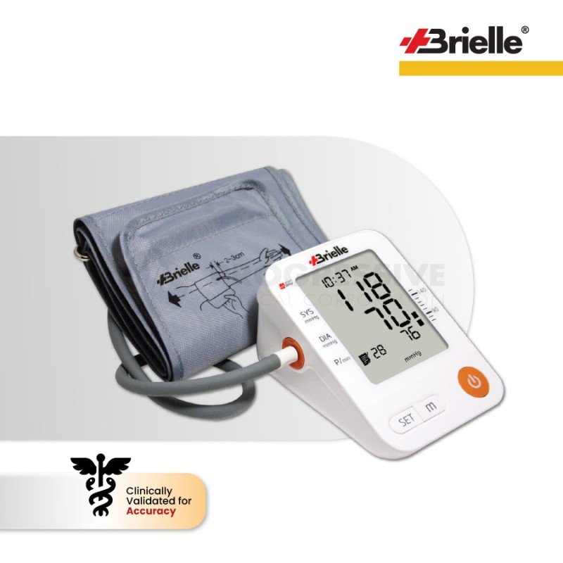 Brielle Automatic Arm-Type Blood Pressure Monitor with Adaptor (BM-270)