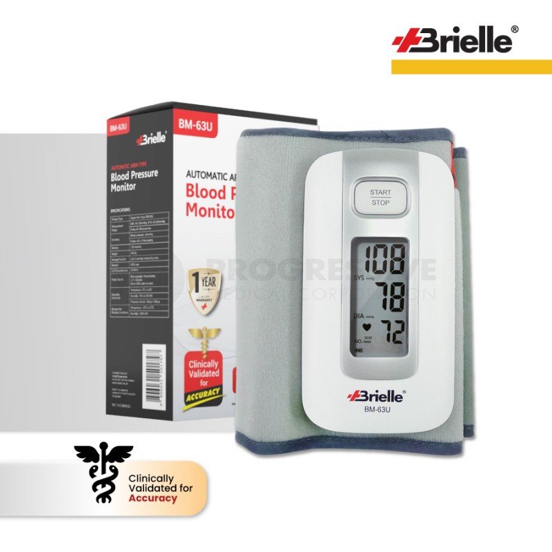 Brielle Automatic Arm-Type Blood Pressure Monitor BM-63U