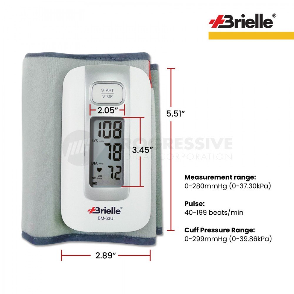 Brielle Automatic Arm-Type Blood Pressure Monitor BM-63U