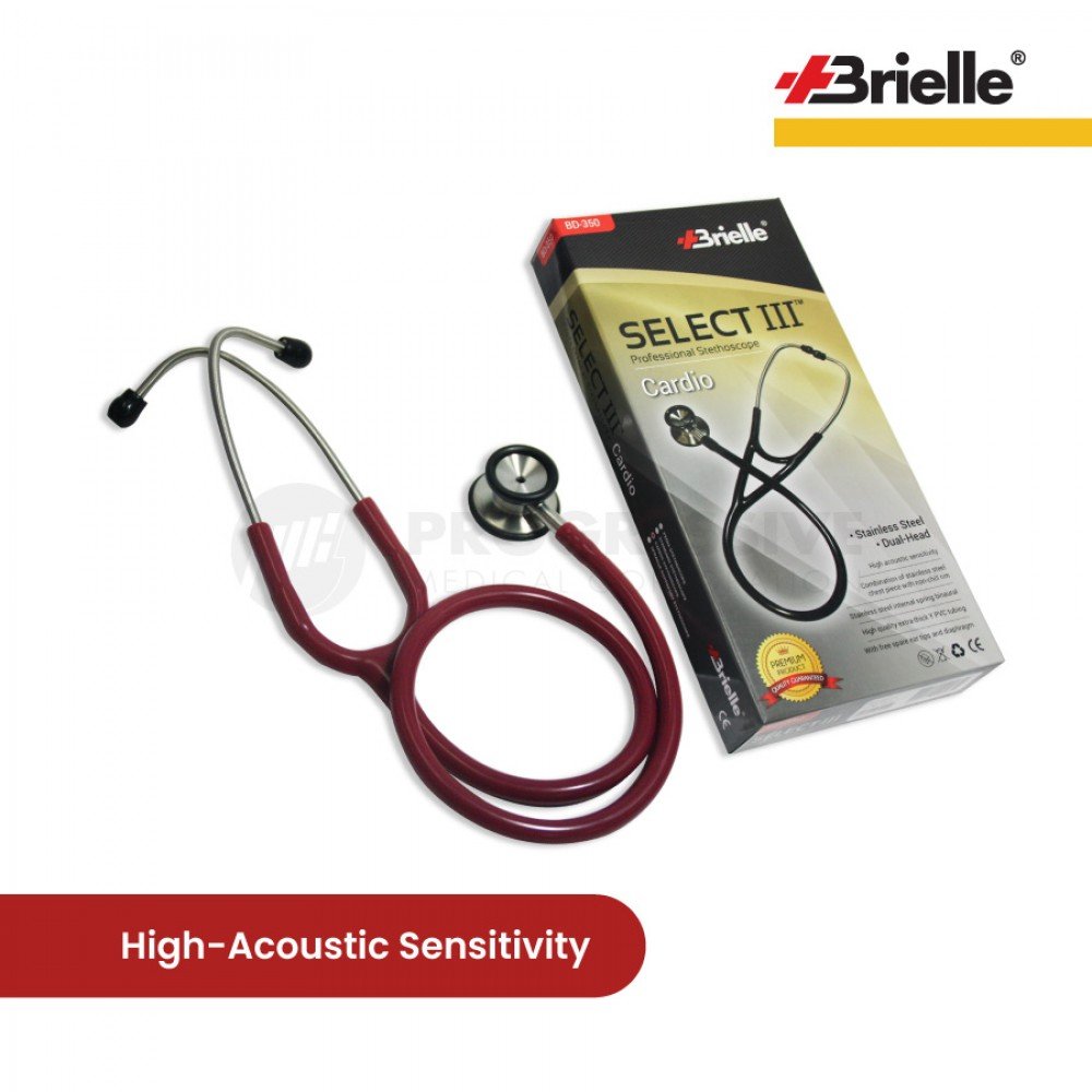 Brielle Professional Stethoscope, Select III Cardio Model