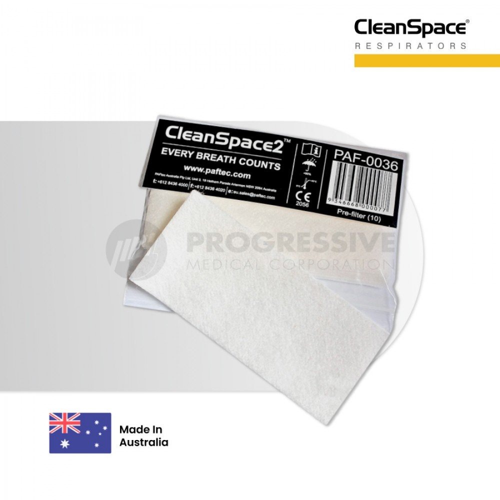 CleanSpace2 Particulate Pre-Filter Standard pack of 10's