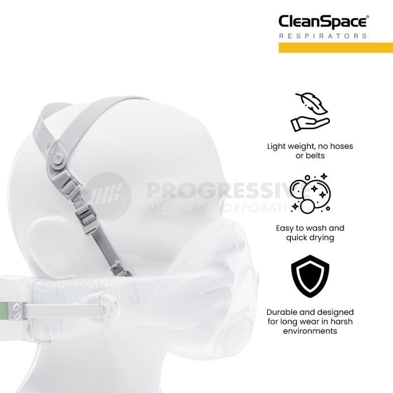 CleanSpace HALO Head Harness for Half Mask (Non Fabric)