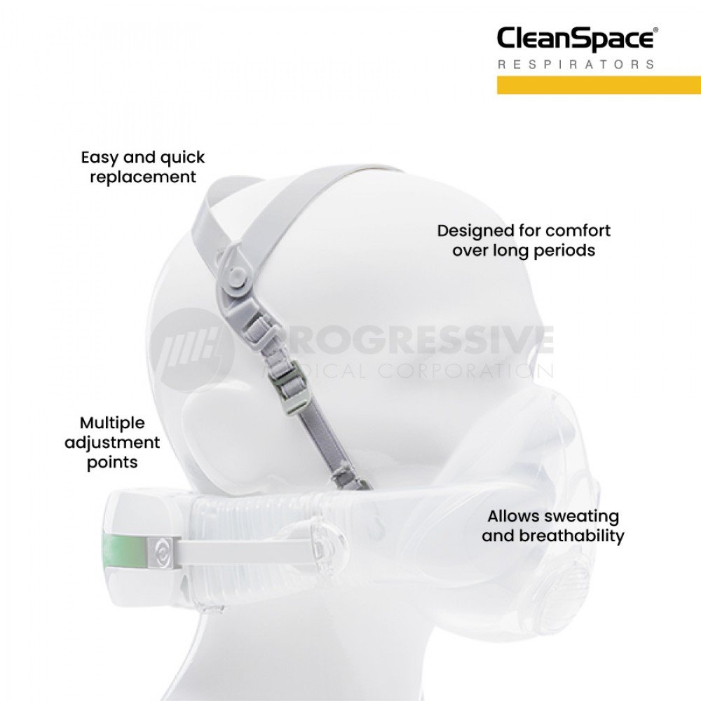 CleanSpace HALO Head Harness for Half Mask (Non Fabric)