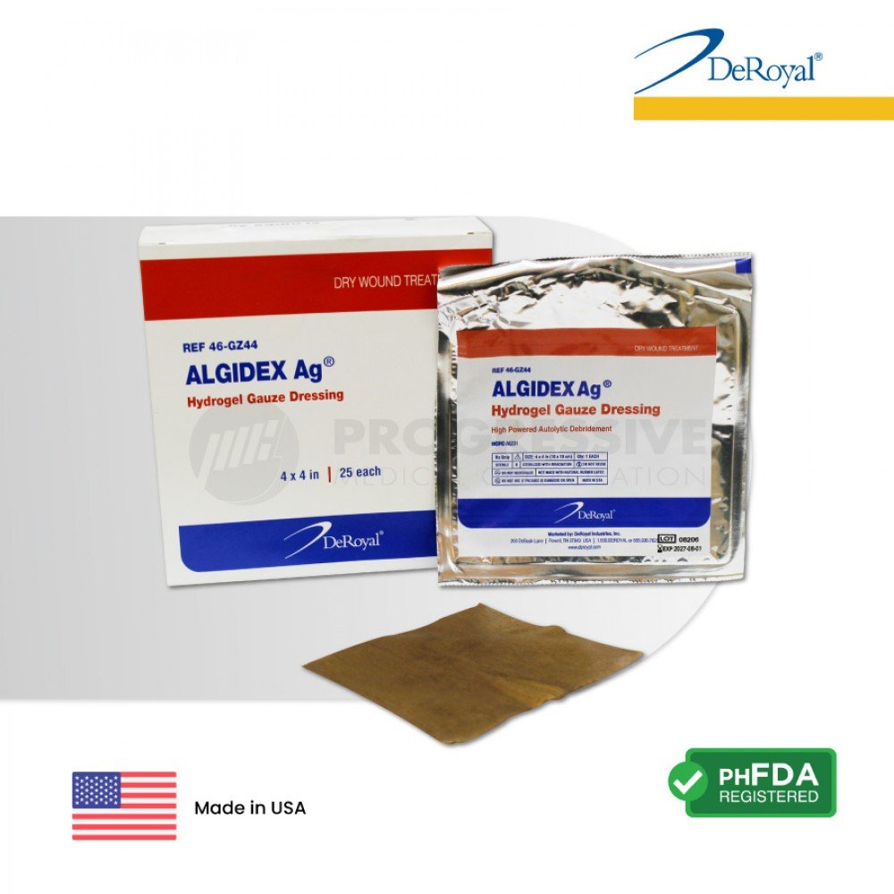 DR Algidex Gauze Pad sold by box of 25s