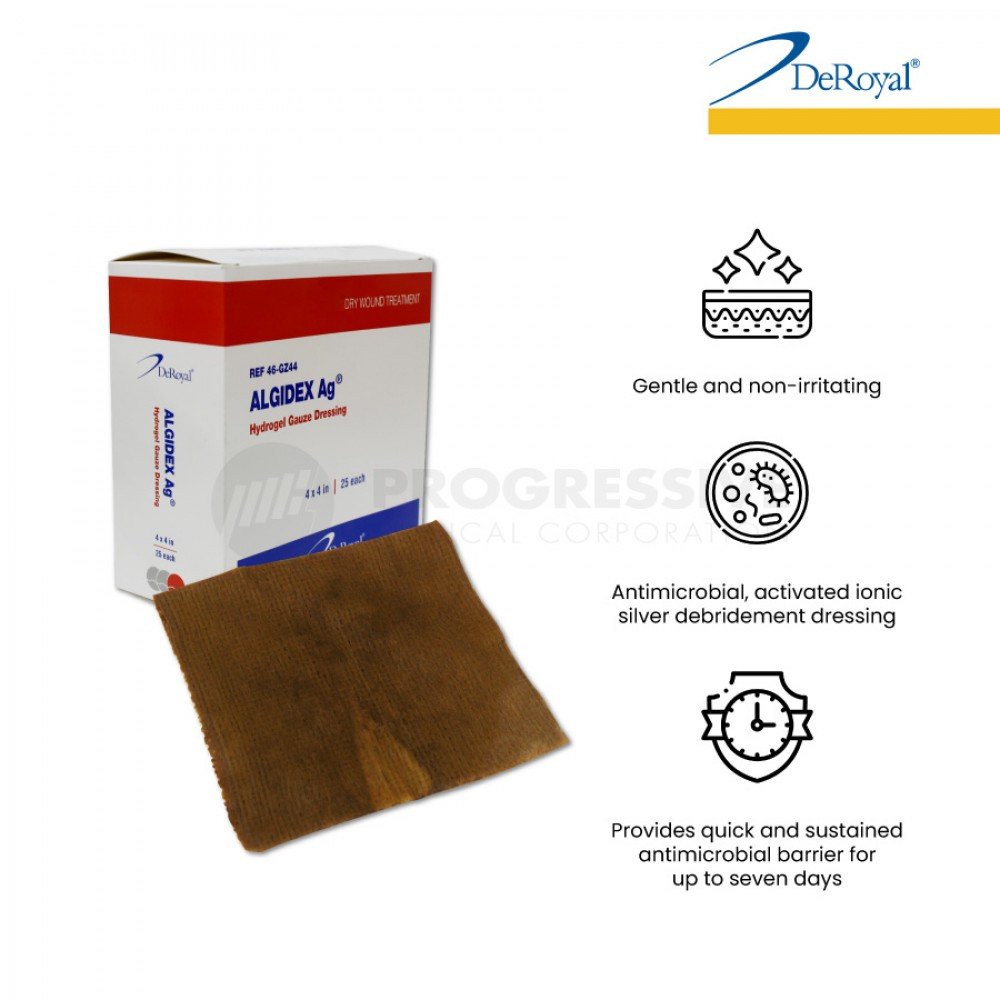 DR Algidex Gauze Pad sold by box of 25s