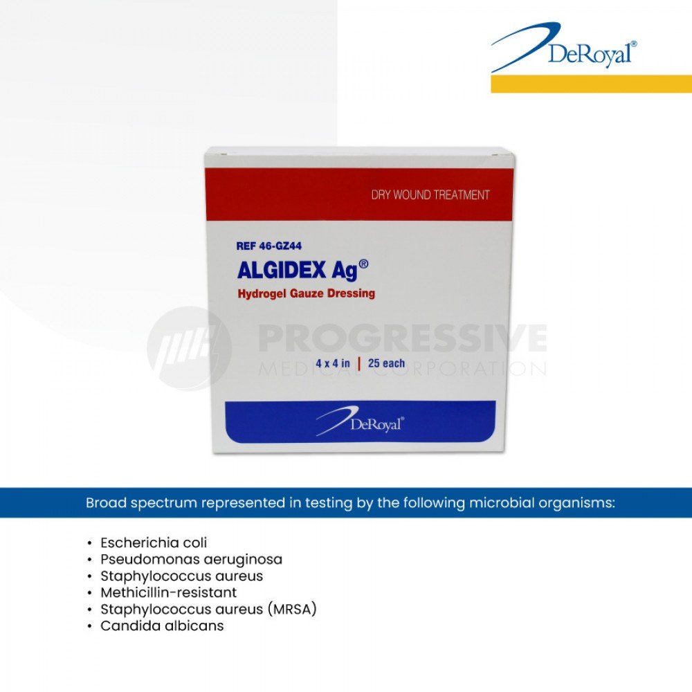 DR Algidex Gauze Pad sold by box of 25s
