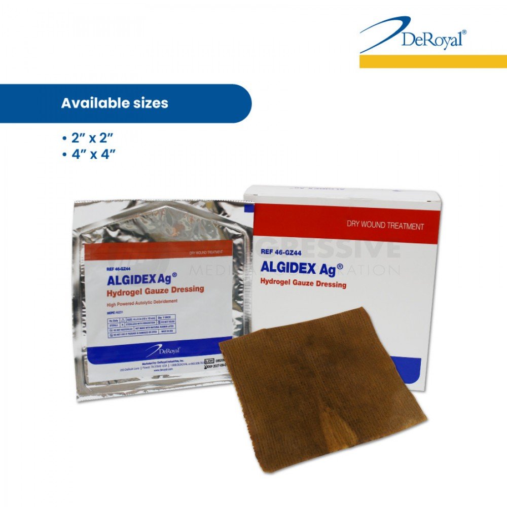 DR Algidex Gauze Pad sold by box of 25s