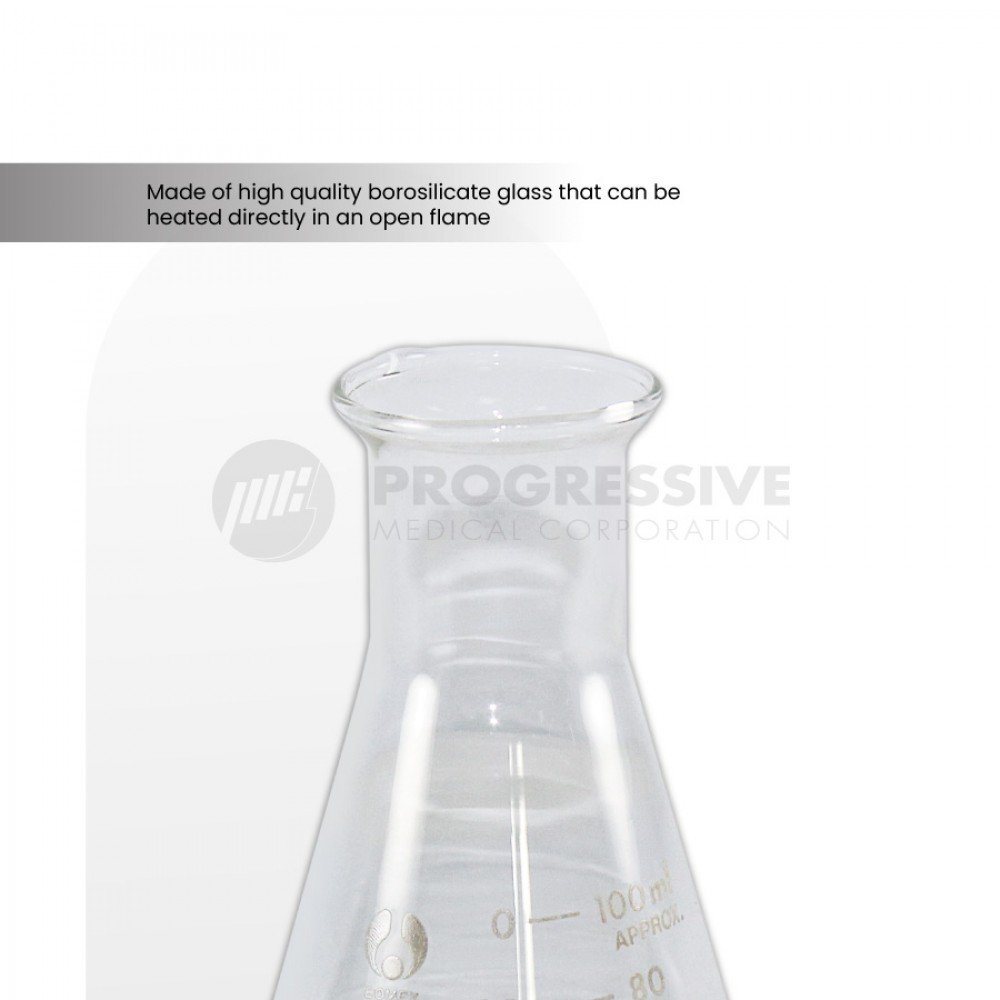 Erlenmeyer Flask Glass, 100ml Erlenmeyer Flask Glass, 100ml