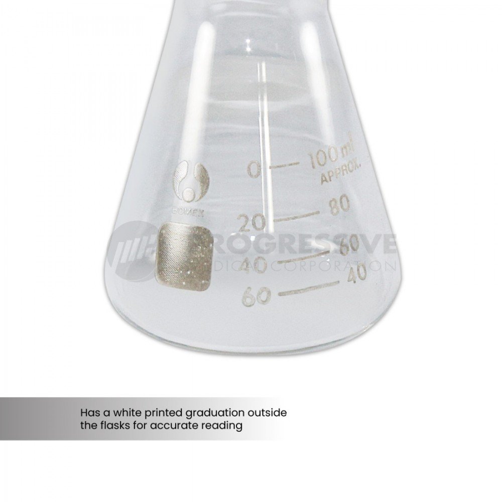 Erlenmeyer Flask Glass, 100ml Erlenmeyer Flask Glass, 100ml