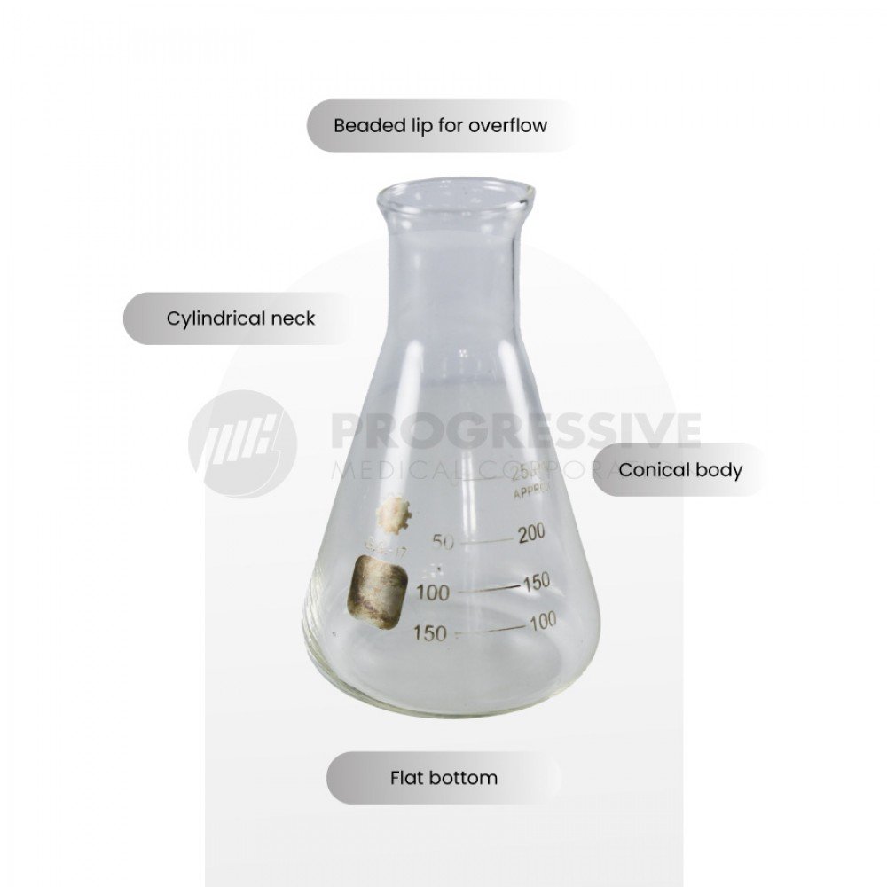 Erlenmeyer Flask Glass, 250ml