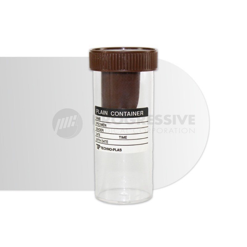 Faeces Container W/ Spoon, 120ml Faeces Container W/ Spoon, 120ml