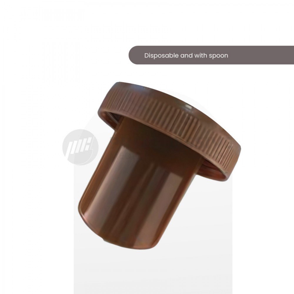 Faeces Container W/ Spoon, 120ml Faeces Container W/ Spoon, 120ml