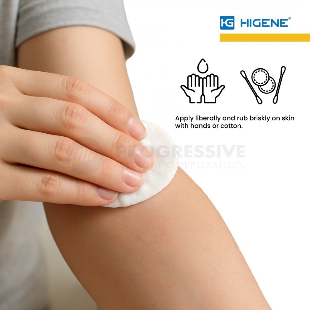 Higene 70% Isopropyl Alcohol, 150 ml