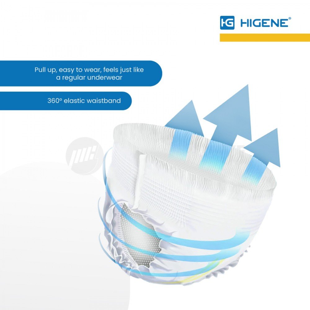 Higene Adult Pull Up Diaper (sold by packs of 10s)