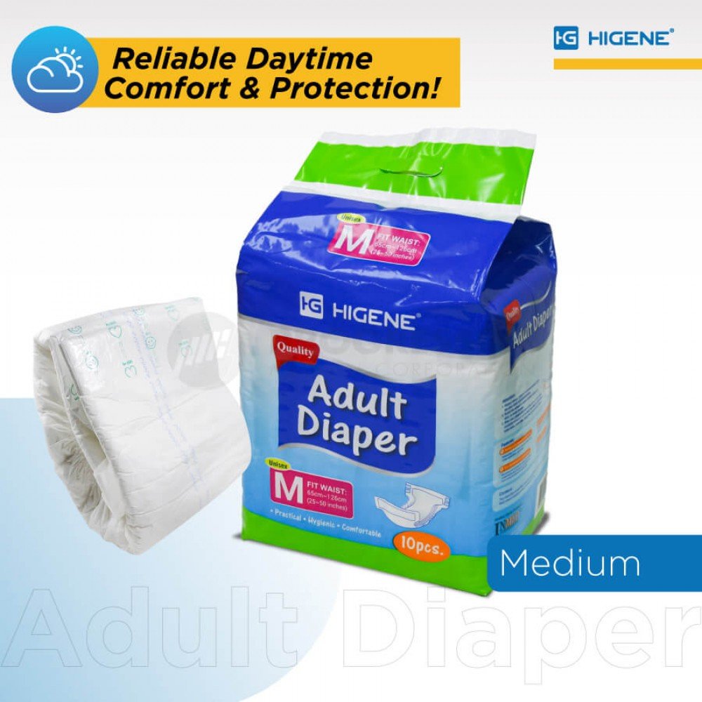 Higene Adult Diaper, Medium