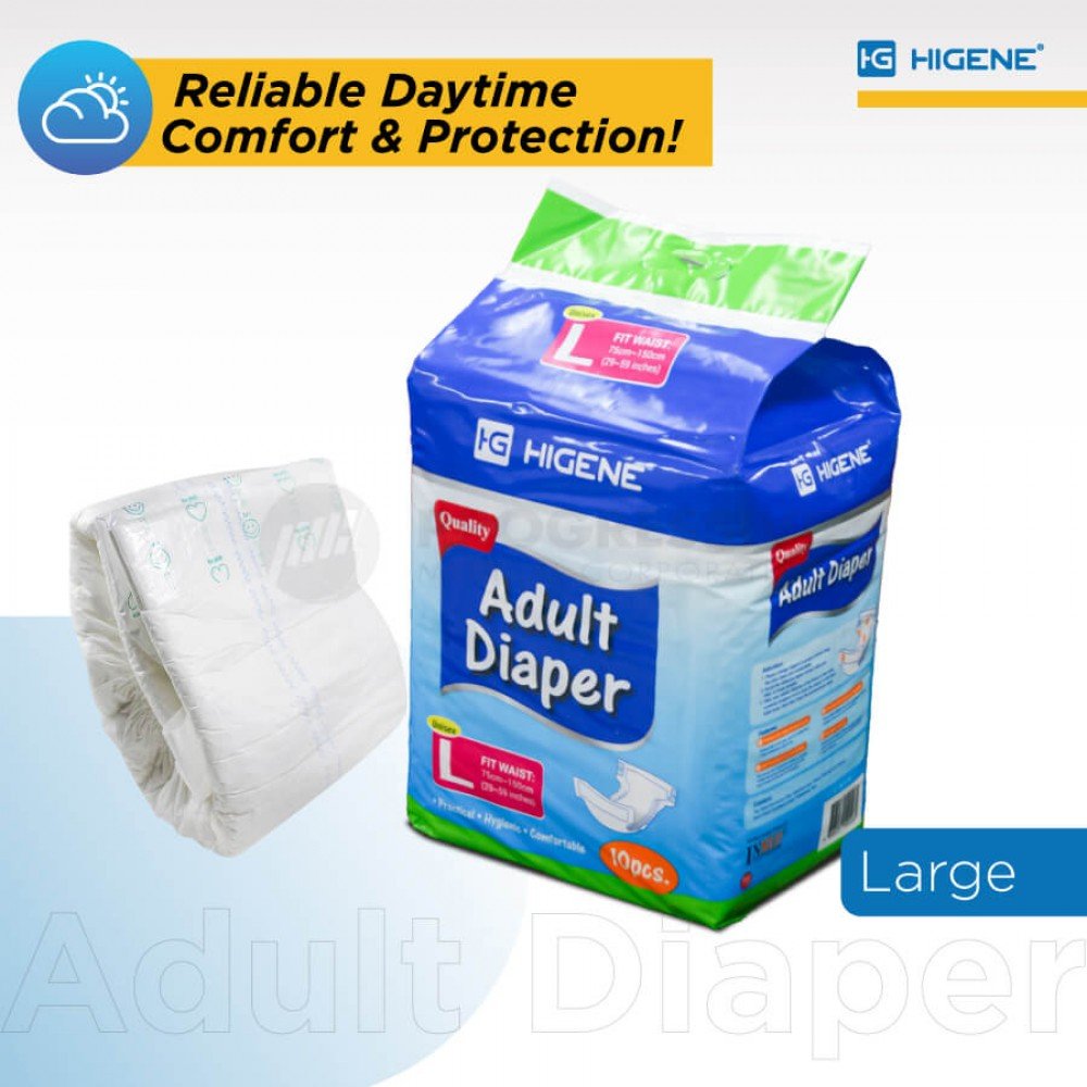 Higene Adult Diaper, Large