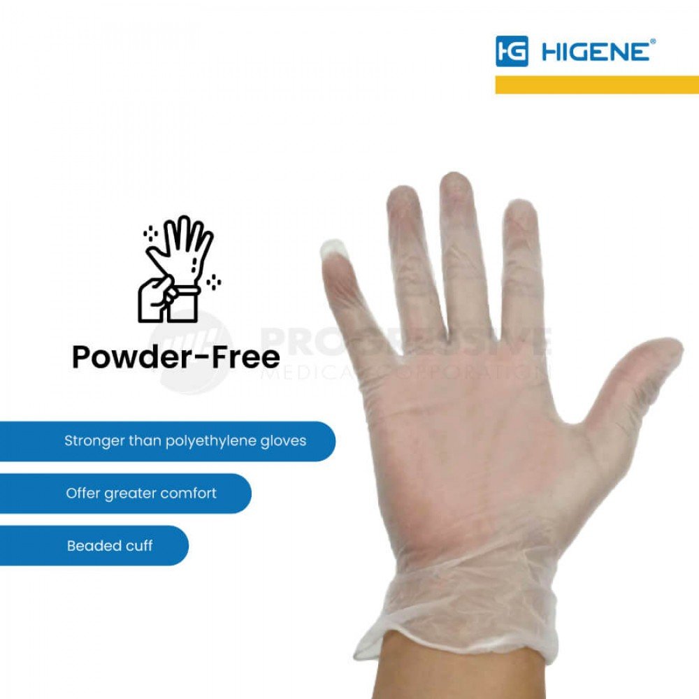Higene Vinyl Gloves (Powder Free)