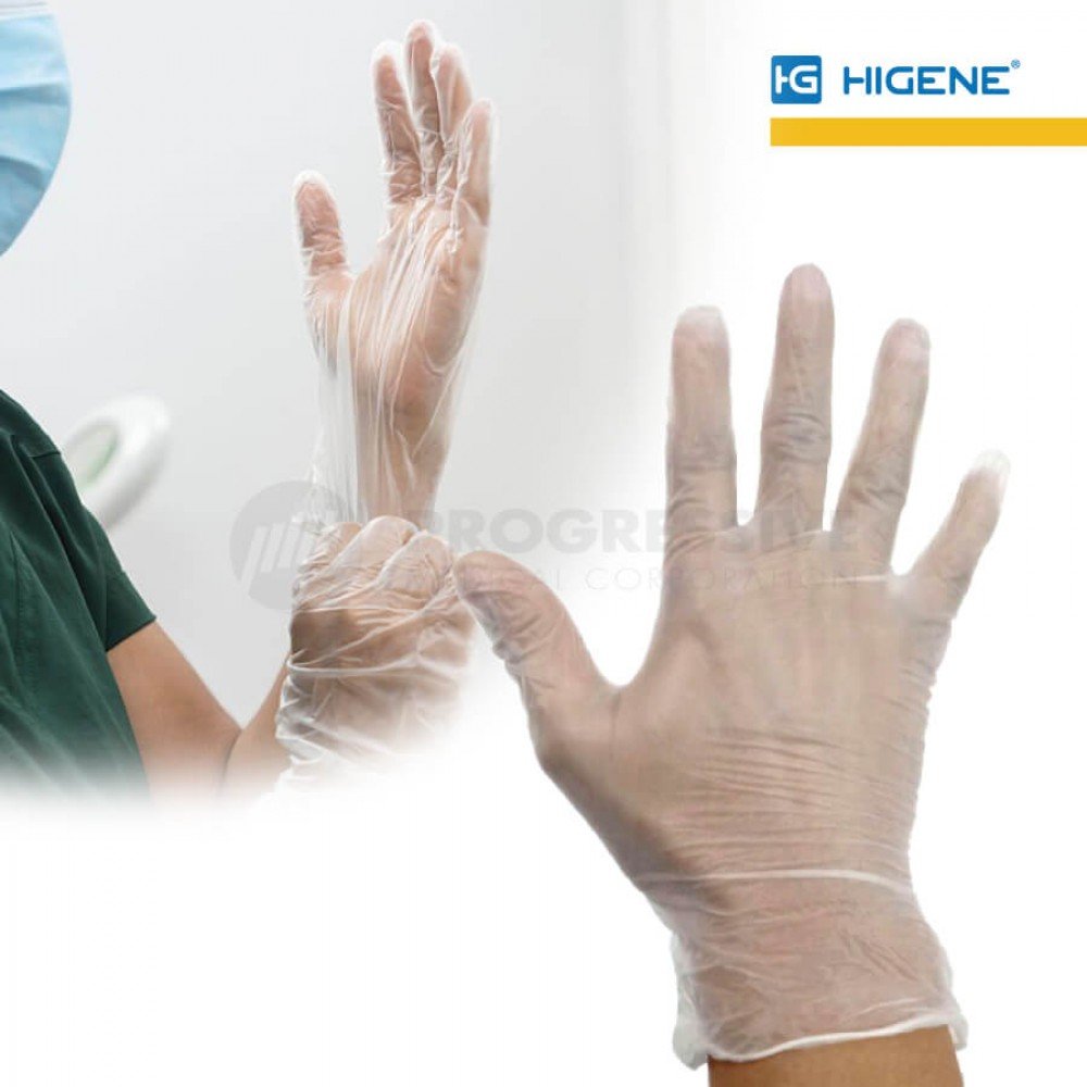 Higene Vinyl Gloves (Powder Free)