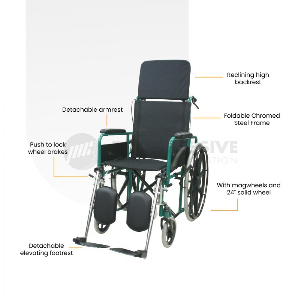 Reclining High-Back Wheelchair Reclining High-Back Wheelchair