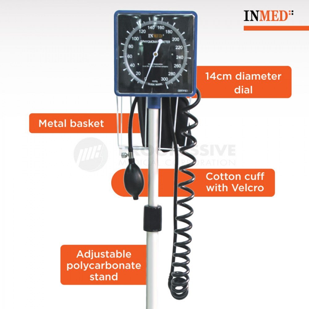 Inmed BP Apparatus, Mobile Stand Type w/ Large Dial