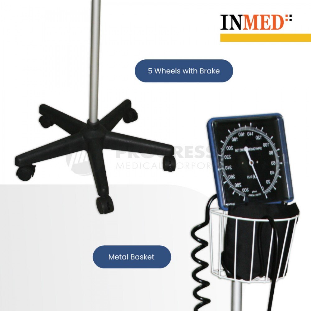 Inmed BP Apparatus, Mobile Stand Type w/ Large Dial