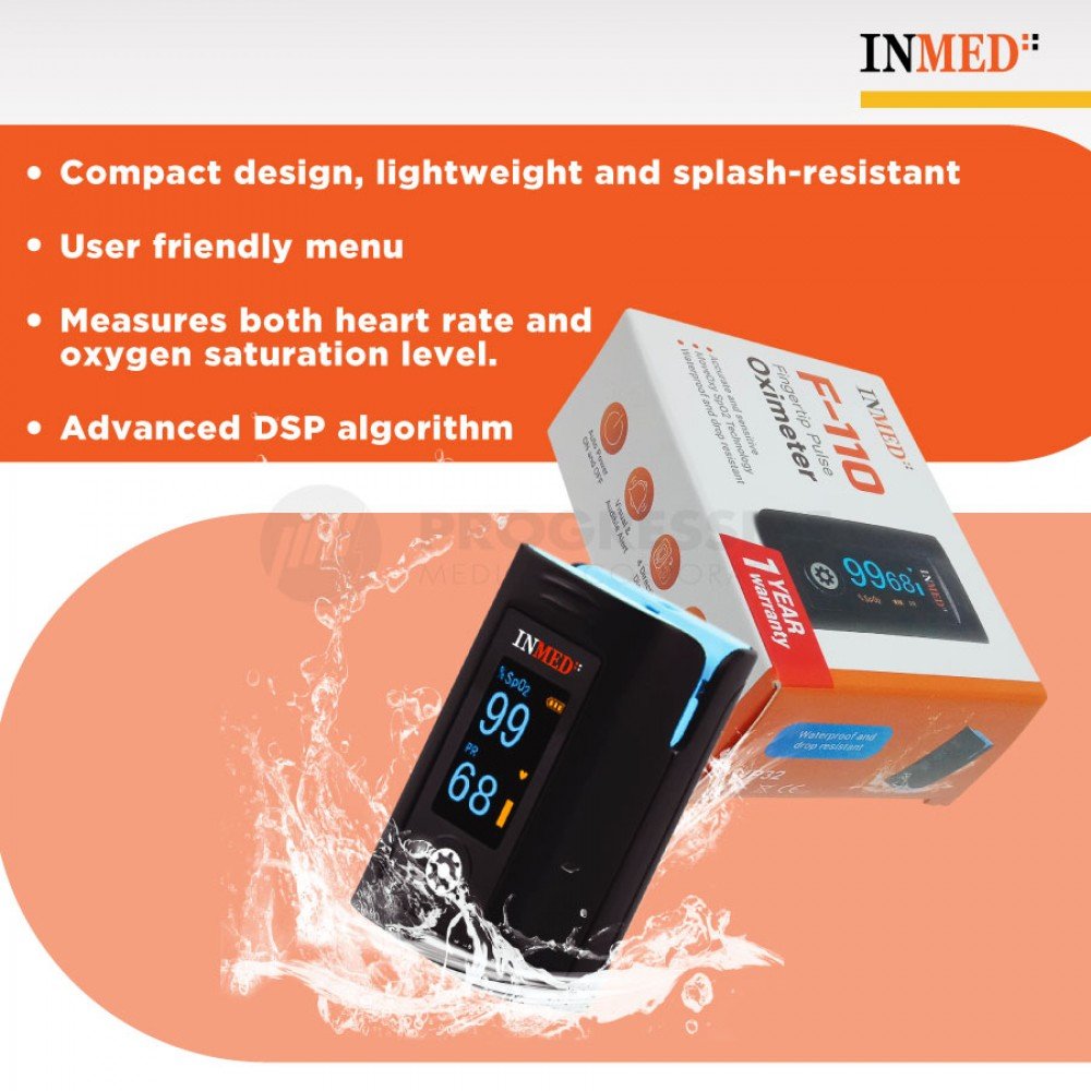 Inmed Fingertip Pulse Oximeter F-110
