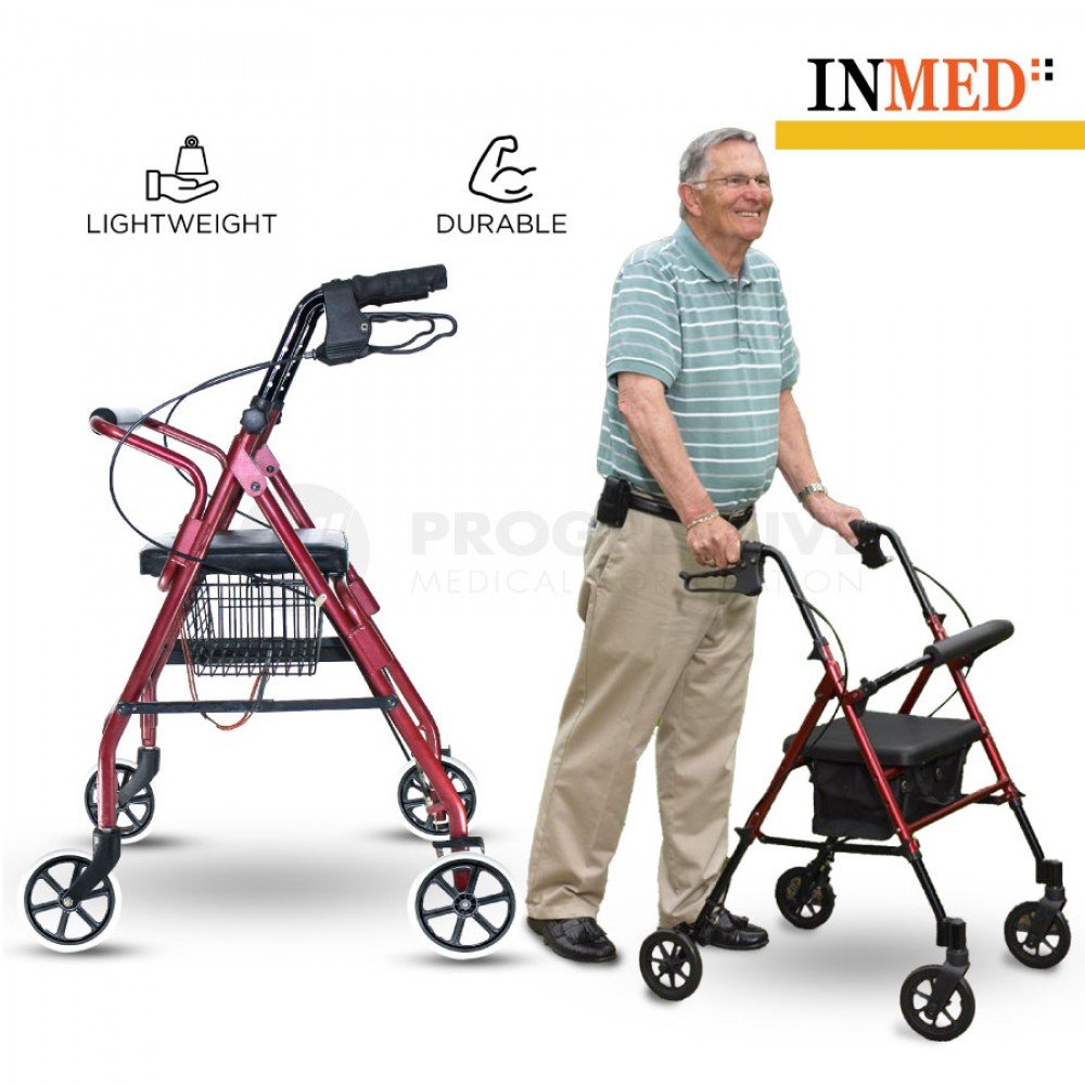Inmed Rollator, 4 Wheels 