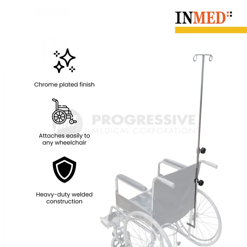 Inmed IV Pole for Wheelchair Inmed IV Pole for Wheelchair