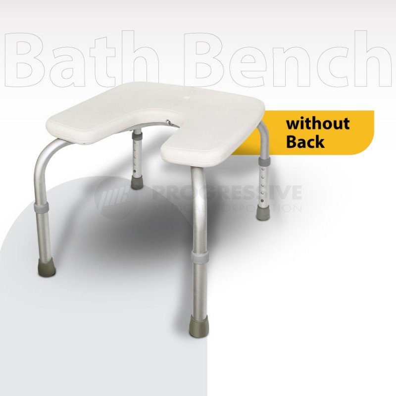 Bath Bench U-Shaped Seat without Back