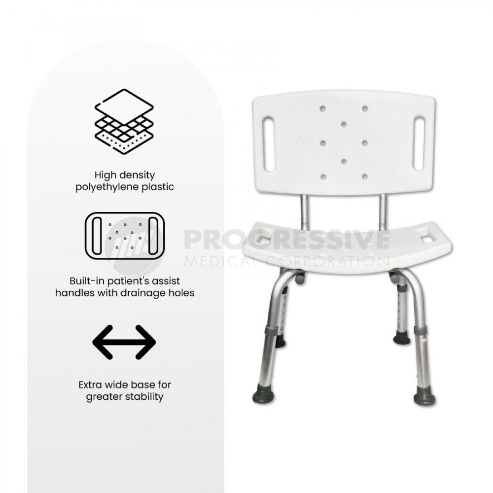 Bath Bench w/ Back