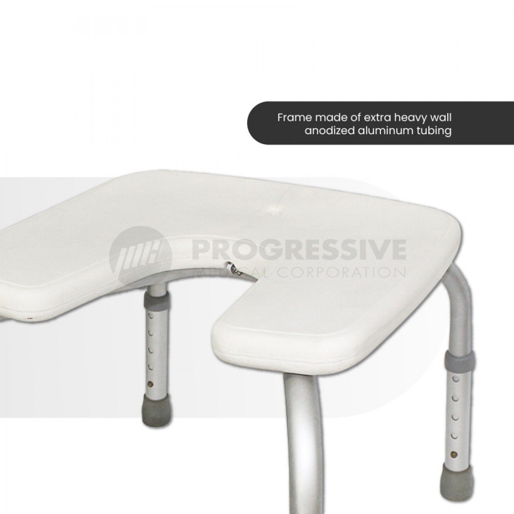 Bath Bench U-Shaped Seat without Back