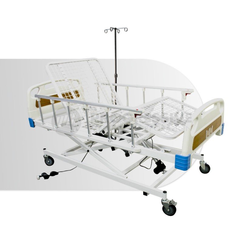 Electric Patient Bed w/ IV stand, 3 Function