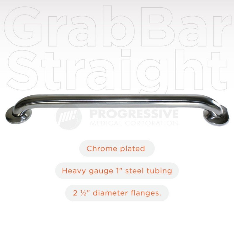 Grab Bar Straight, 24 Inches